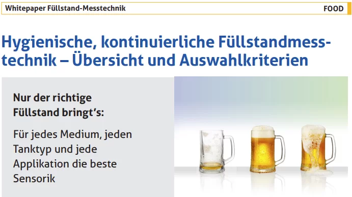 Whitepaper Füllstandmesser